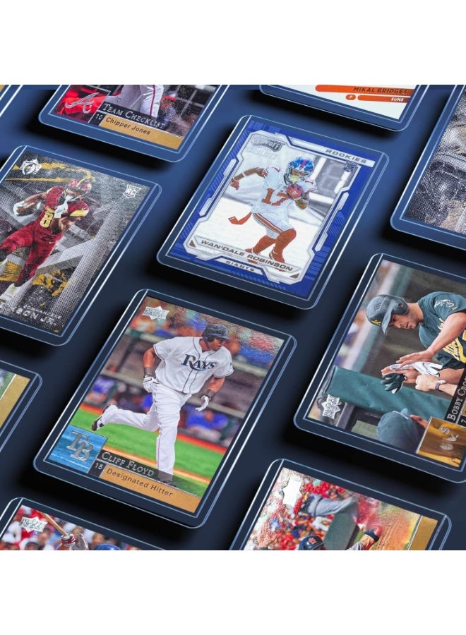 LYNLYN 50PCS Clear Toploaders, Hard Plastic Card Sleeves for Trading Game Sports Cards Photocards Storage and Display（76 × 102 mm） - Image 3